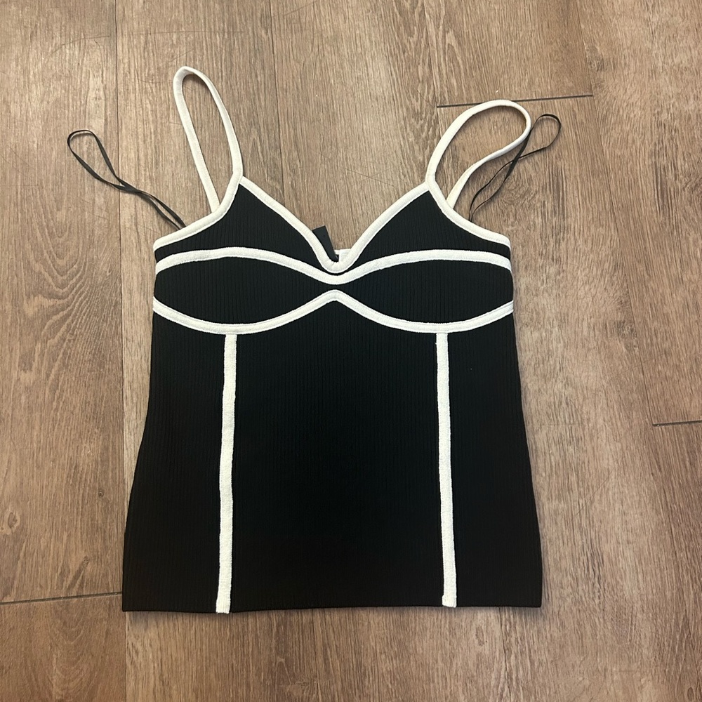 Black and white top